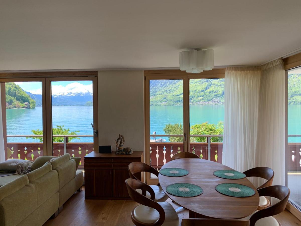 Seehaus Lake View 3-Bedroom Apartment Iseltwald Exteriér fotografie
