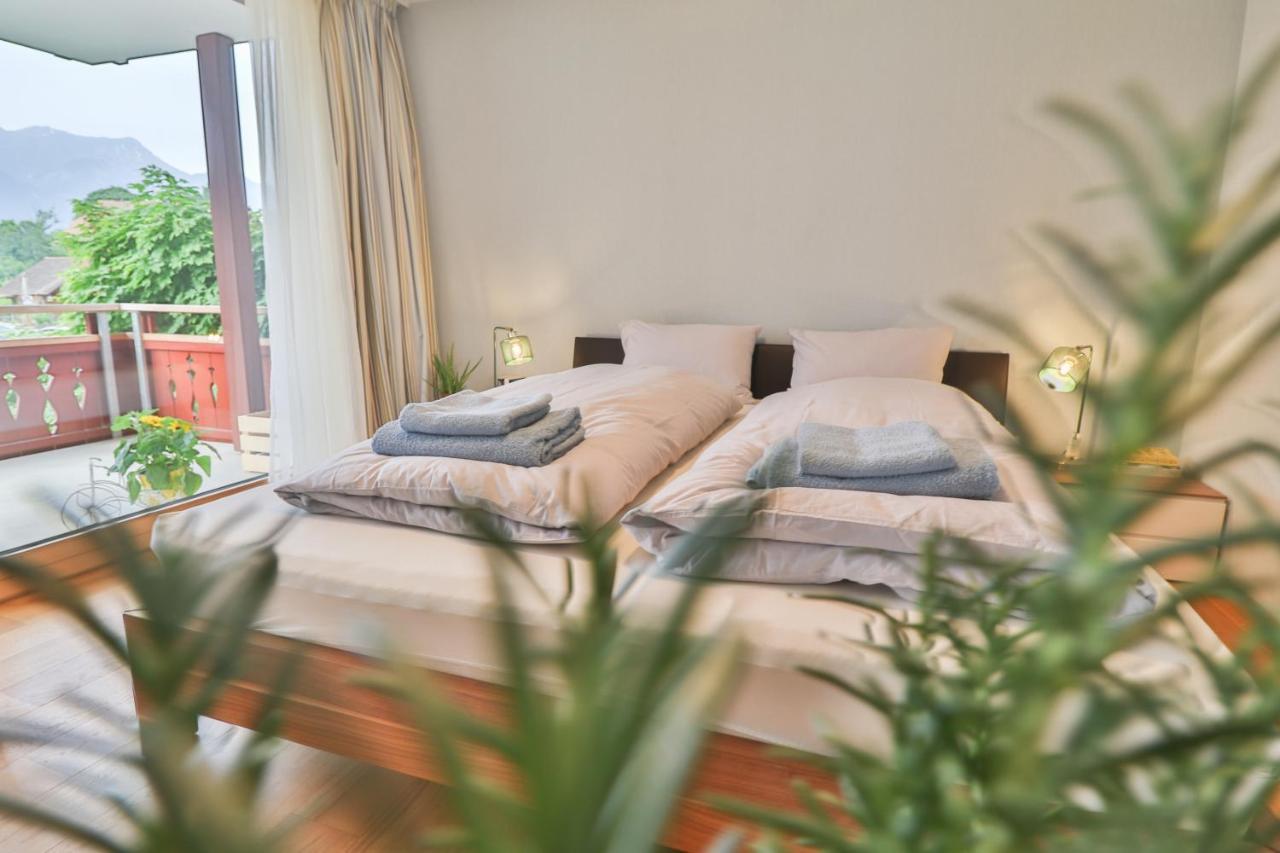Seehaus Lake View 3-Bedroom Apartment Iseltwald Exteriér fotografie
